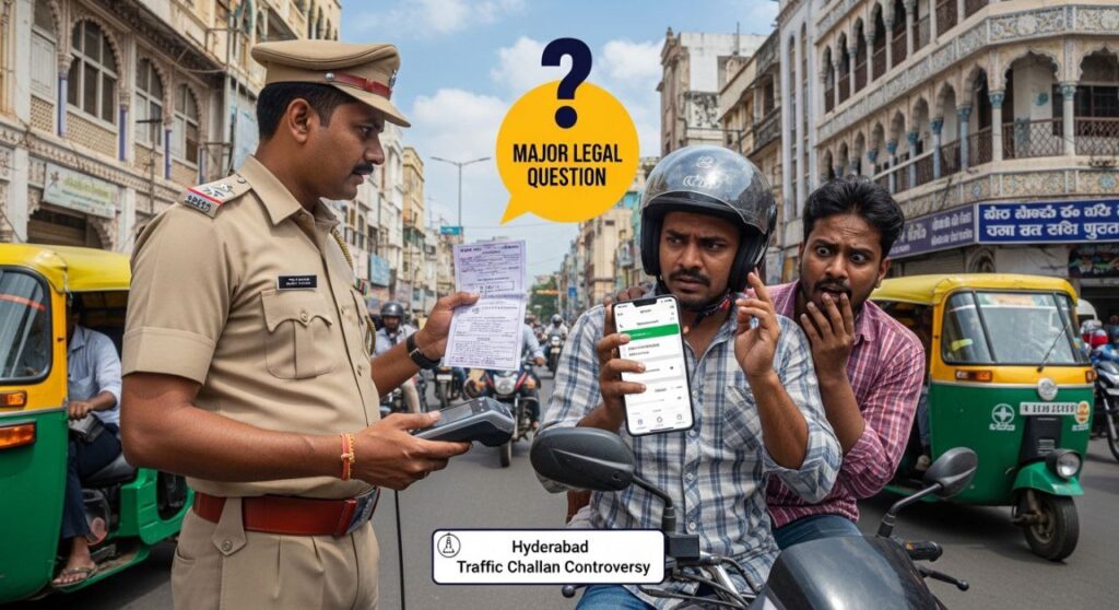 Traffic challan