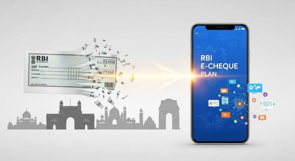 E-Cheque 1 Powerful Payment Revolution: कागज़ से क्लिक तक: RBI के E-Cheque प्लान से कैसे बदल सकता है भारत का Payment सिस्टम? 2 E-Cheque
