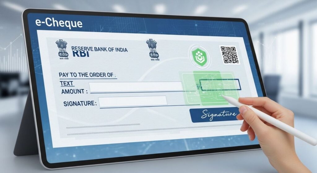 E-Cheque 1 Powerful Payment Revolution: कागज़ से क्लिक तक: RBI के E-Cheque प्लान से कैसे बदल सकता है भारत का Payment सिस्टम? 7 E-Cheque