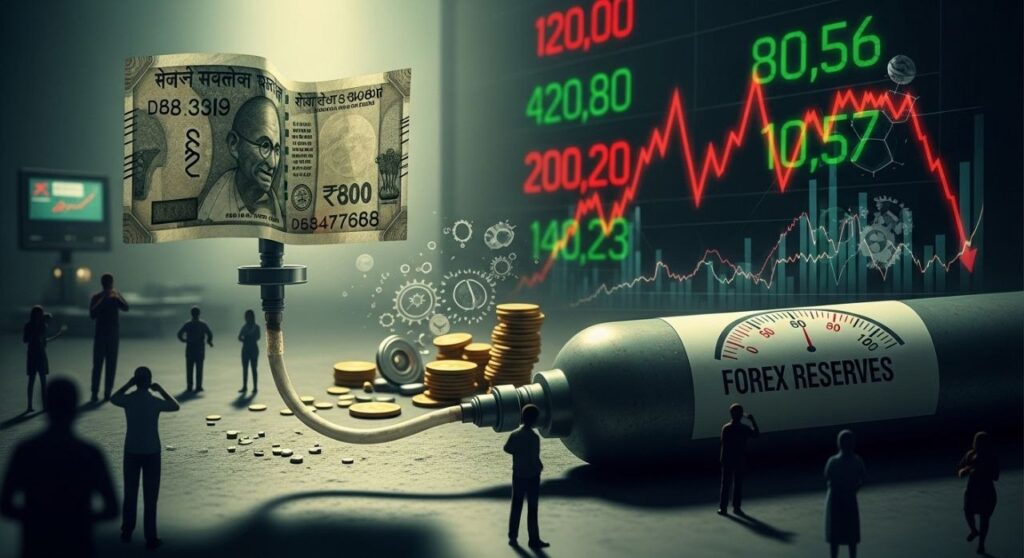 Forex Reserve 1 Big Economic Warning: देश का आर्थिक ऑक्सीजन सिलेंडर: Forex Reserve खत्म हुआ तो रुपया, बाजार और इकोनॉमी पर क्या गुजरेगी? 4 Forex Reserve