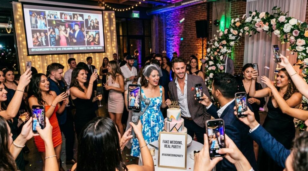 fake wedding