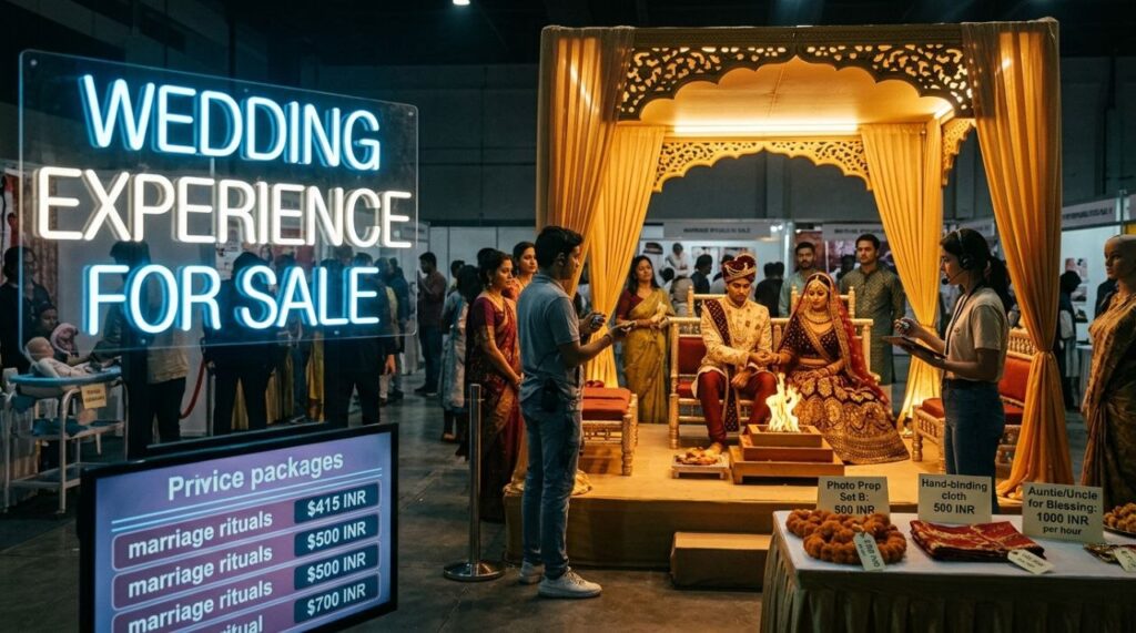 fake wedding