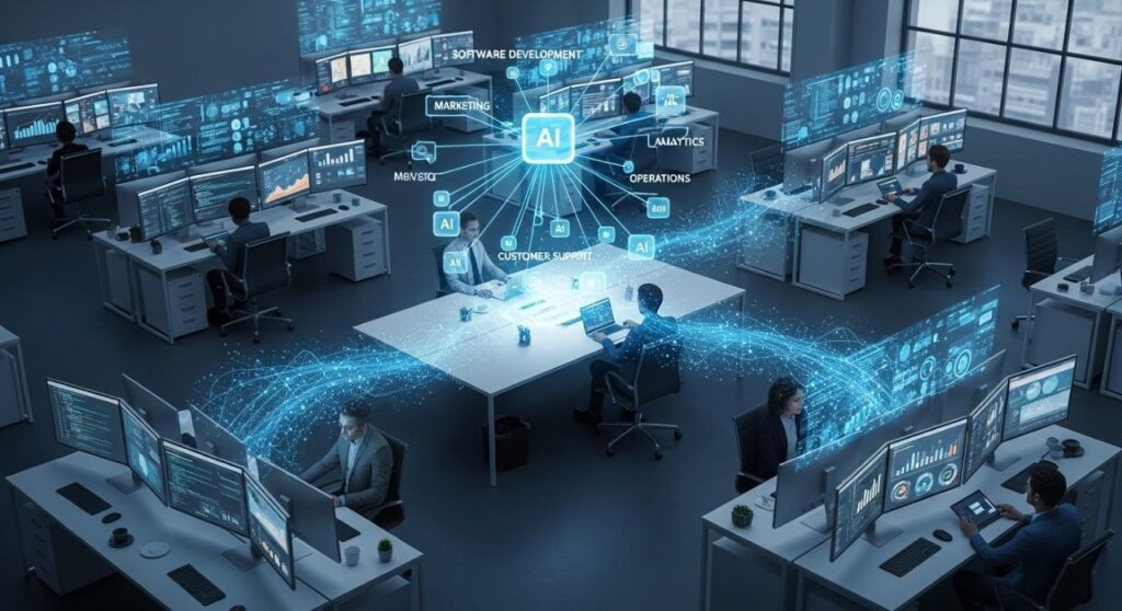 46,750 नौकरियां गईं, Big Tech में AI का असली डर। 2026 7 AI