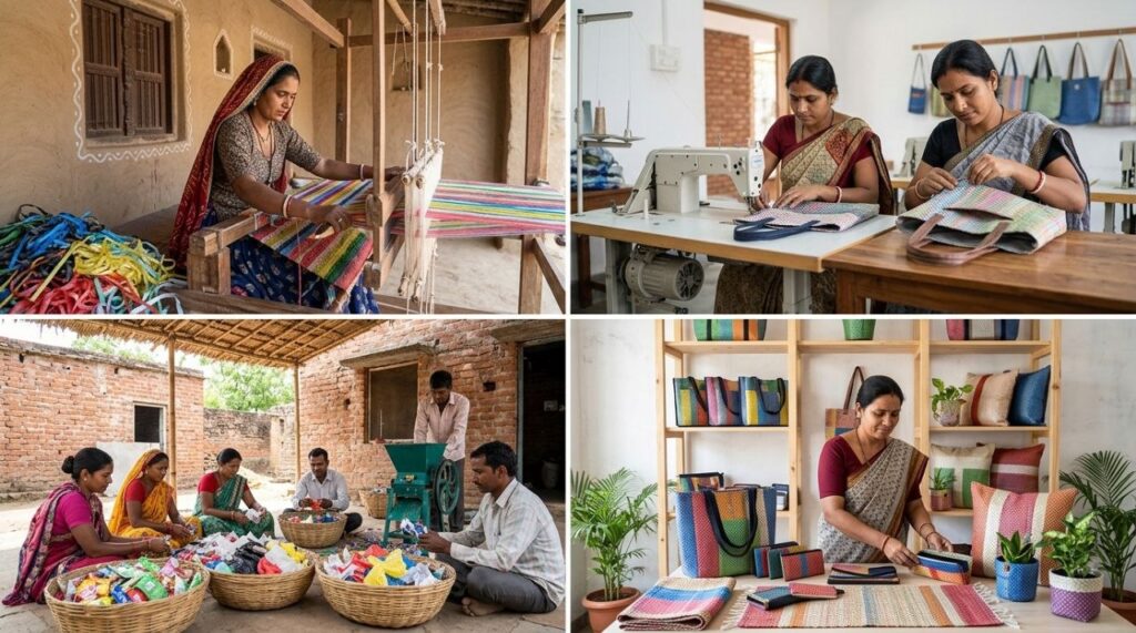 EcoKaari की कहानी, जहां plastic waste से बनती है उम्मीद। 2026 6 EcoKaari