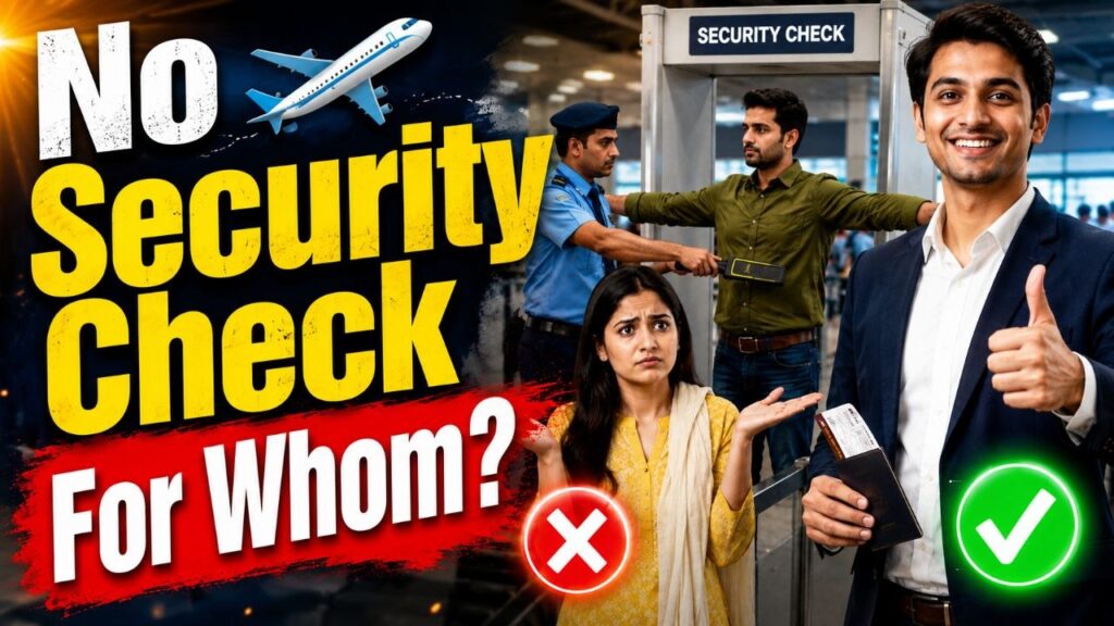 Airport पर सुरक्षा जांच से छूट किसे मिलती है? 2026 7 6138868903493439803