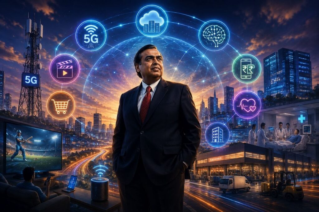Ambani का सबसे बड़ा दांव, Jio में दौलत भी, ताकत भी और सबसे बड़ा Risk भी। 2026 4 Jio