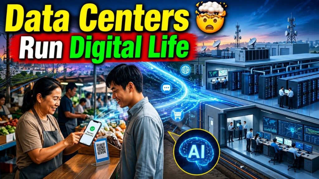 Data Center क्या है? U P I, WhatsApp और AI की दुनिया इसके बिना क्यों नहीं चल सकती। 2026 13 6201925985540707151