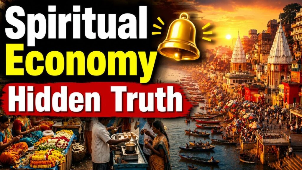 मंदिरों की घंटियों से चलती अर्थव्यवस्था: भारत की Spiritual Economy का असली मॉडल। 2026 13 6244615645475573733