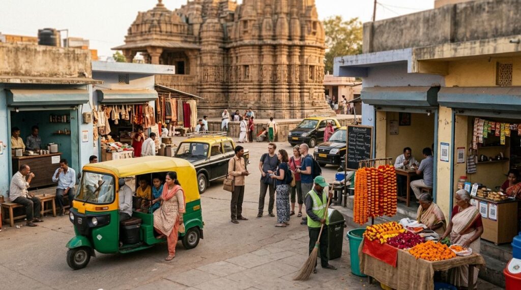 मंदिरों की घंटियों से चलती अर्थव्यवस्था: भारत की Spiritual Economy का असली मॉडल। 2026 7 Spiritual Economy
