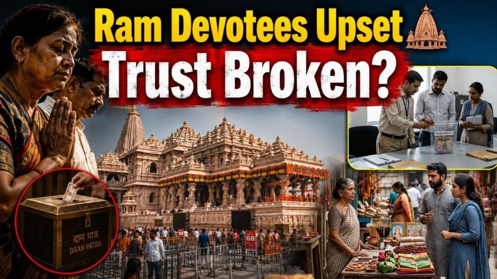राम भक्त रूठे: Ayodhya में चढ़ावे के भरोसे की दरार। 2026 13 6280594998831027003