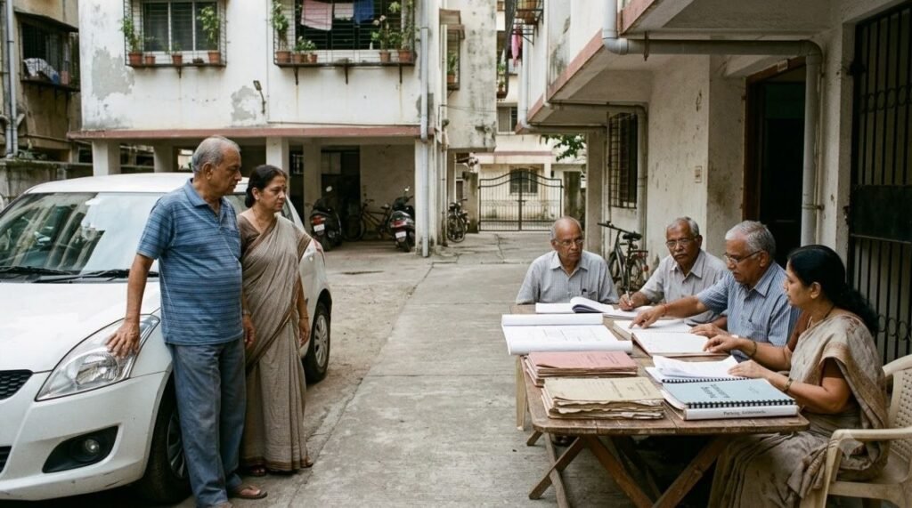 फ्लैट आपका, Parking किसकी? मुंबई के एक विवाद ने खोला घर खरीदने का असली सच। 2026 7 Parking