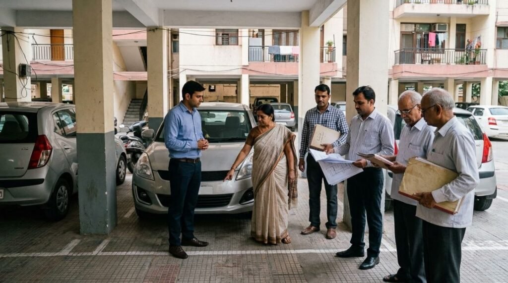 फ्लैट आपका, Parking किसकी? मुंबई के एक विवाद ने खोला घर खरीदने का असली सच। 2026 6 Parking