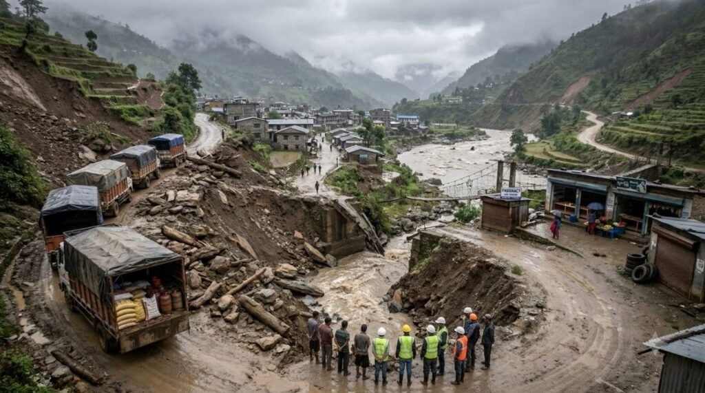Nepal की लाइफलाइन: बाढ़ में भारत पर निर्भरता की असली कहानी। 2026 4 Nepal