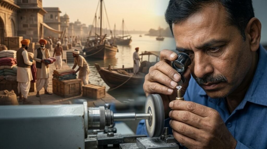 सूरत: मुगल बंदरगाह से Diamond सिटी बनने की असली कहानी। 2026 6 Diamond