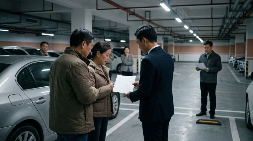 196 Parking Spaces: जमीन नहीं, Scarcity खरीदने वाली महिला। 3 Parking Space